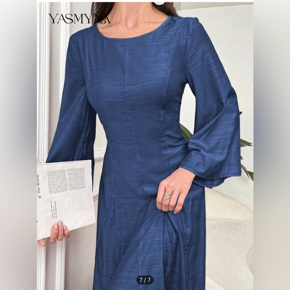 Plain&simple daily wear lightweight dress, Size XL, but fits more like a Large. - Picture 8 of 9